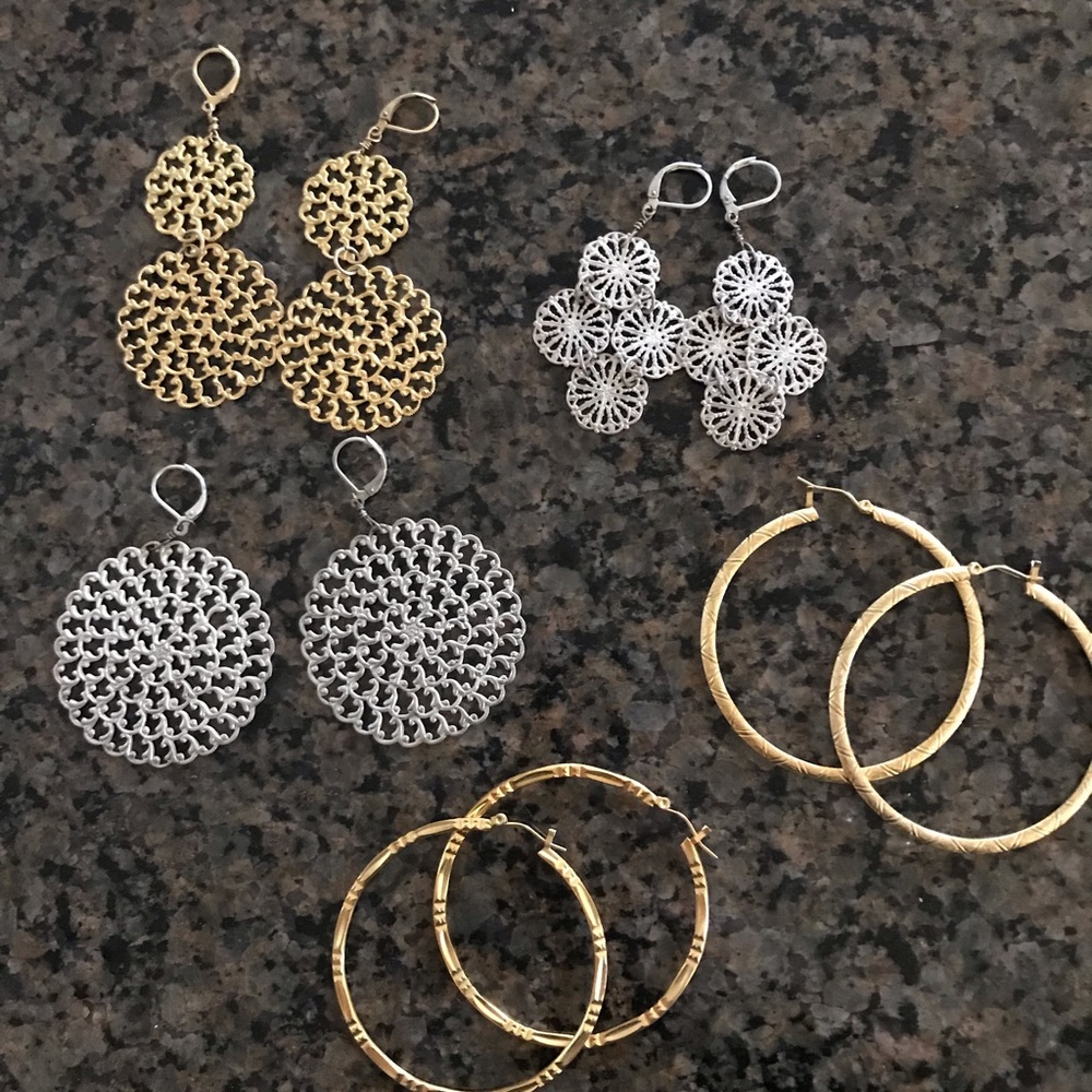 Susan Shaw Earring Bundle— Silver & Gold✨🌟✨🌟